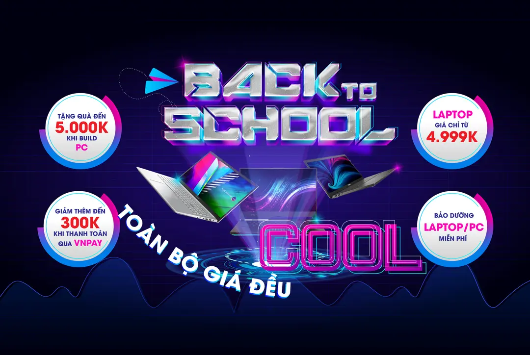 BACK TO SCHOOL CÙNG HACOM - RINH SẢN PHẨM “SALE” KHỦNG.