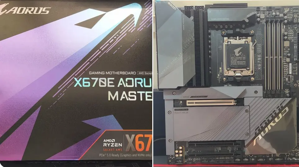Lộ diện Mainboard GIGABYTE X670E Aorus Master