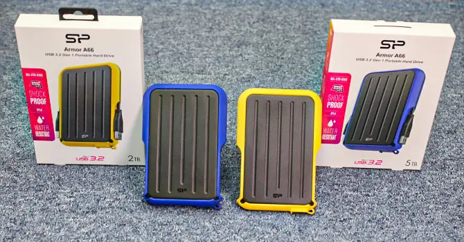 Đánh giá ổ cứng di động Silicon Power Armor A66