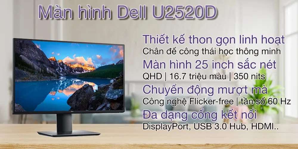 Những lý do bạn nên mua màn hình máy tính Dell?