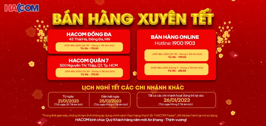 THÔNG BÁO BÁN HÀNG XUYÊN TẾT 2023