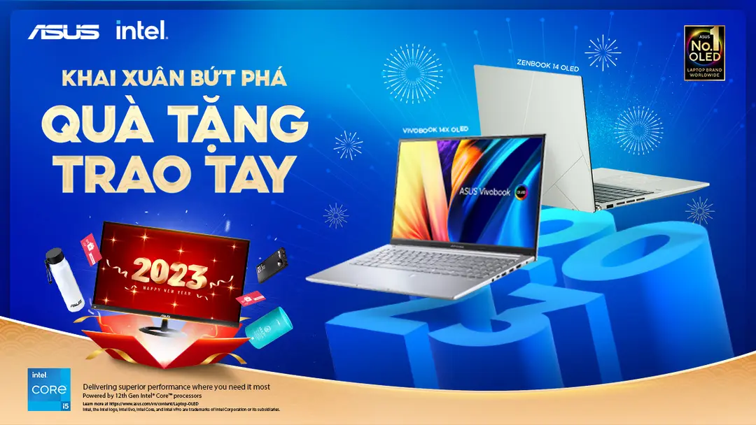 Khai xuân bứt phá - Quà tặng trao tay cùng ASUS
