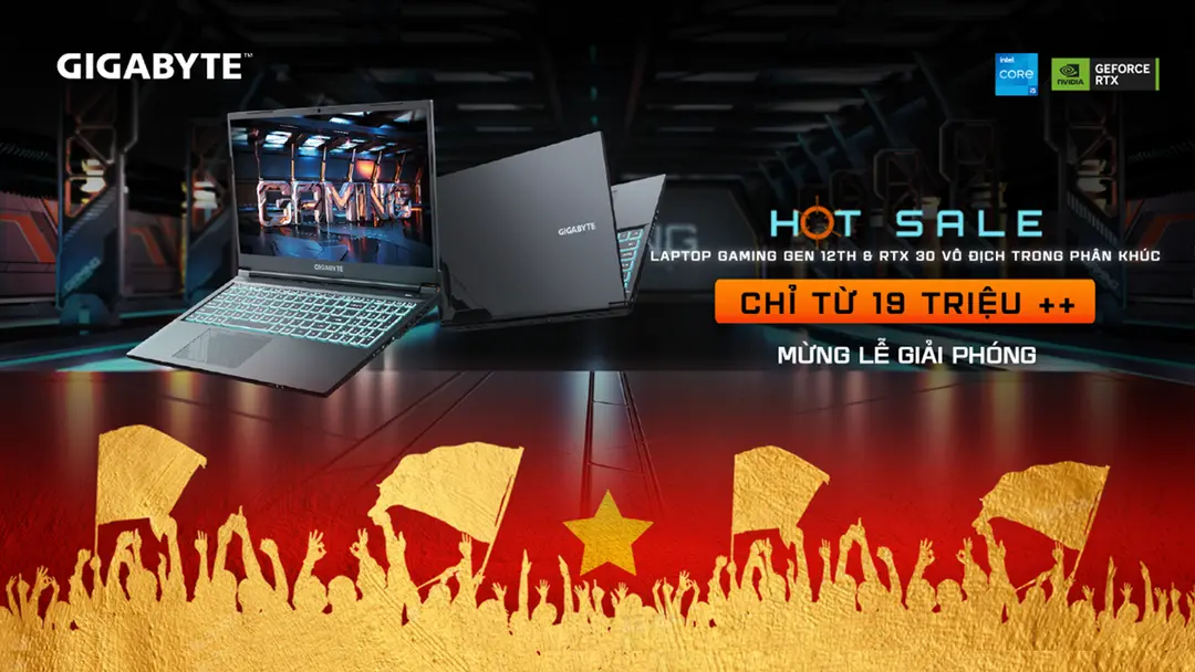GIGABYTE MỪNG LỄ GIẢI PHÓNG – HOT DEAL SIÊU SỐC