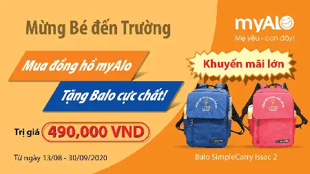 Chương trình Khuyến mãi “Mừng Bé Đến Trường”