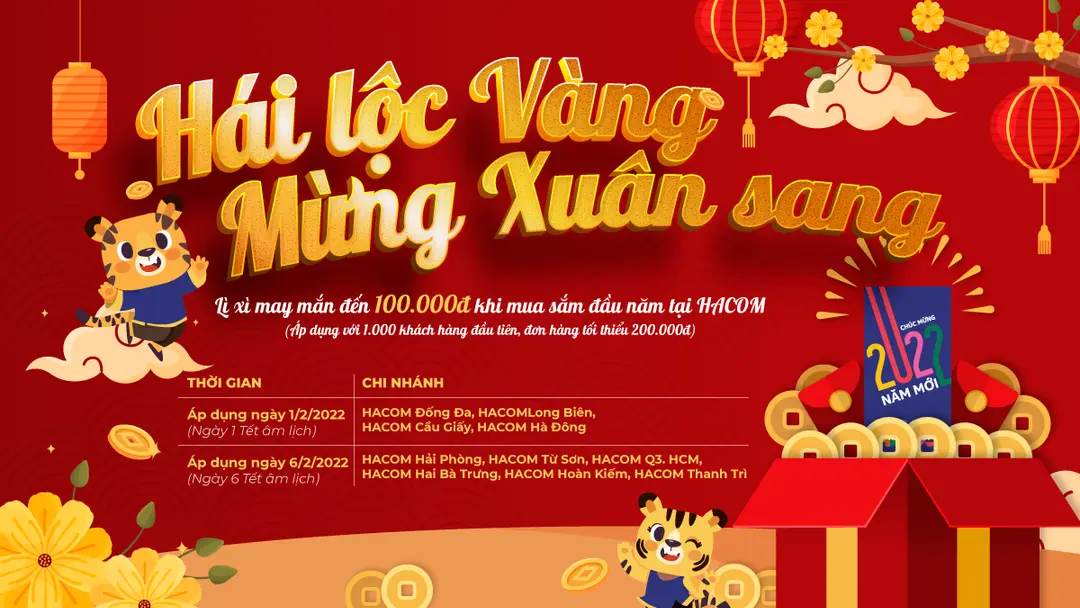 Chương trình khuyến mại xuyên Tết Hái lộc Vàng - Mừng Xuân sang