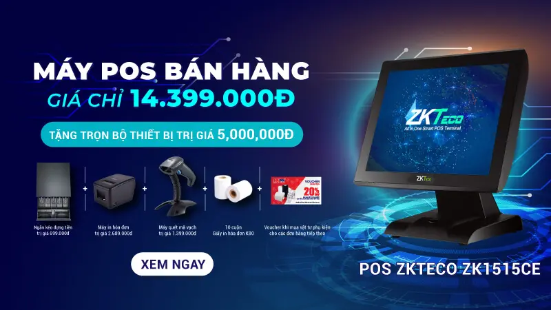 Chương trình Khuyến mãi “MÁY POS BÁN HÀNG - DẪN ĐẦU XU HƯỚNG”