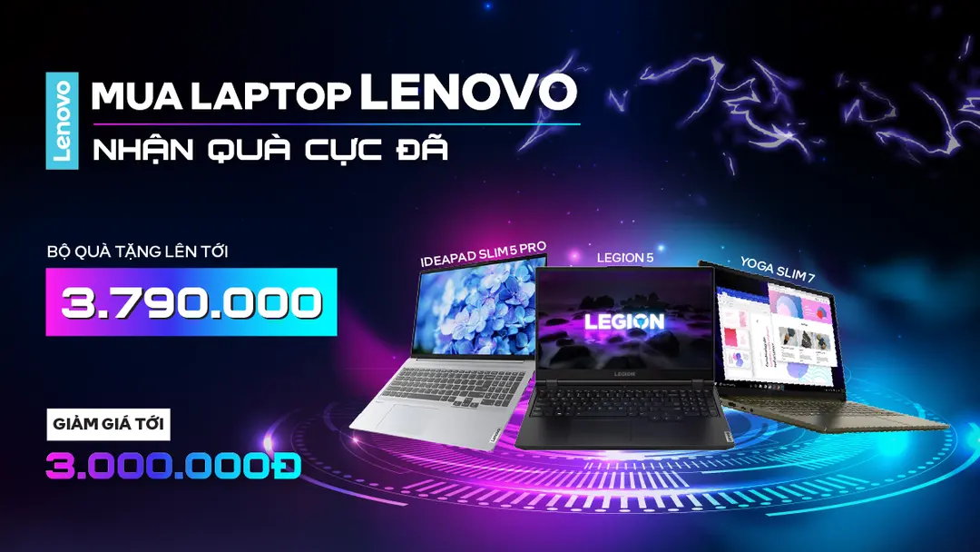 Chương trình khuyến mại mua Lenovo nhận quà cực đã