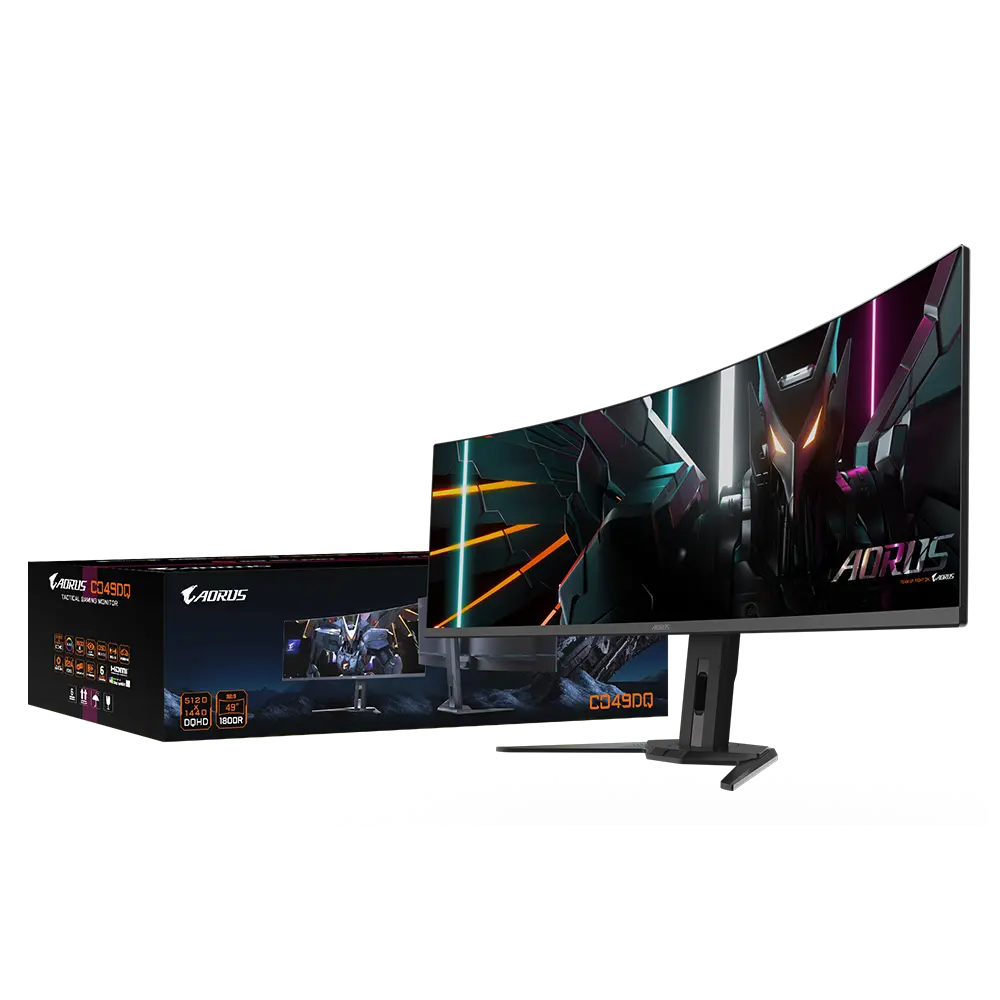 GIGABYTE hâm nóng thị trường màn OLED siêu rộng nhờ cái tên Aorus CO49DQ