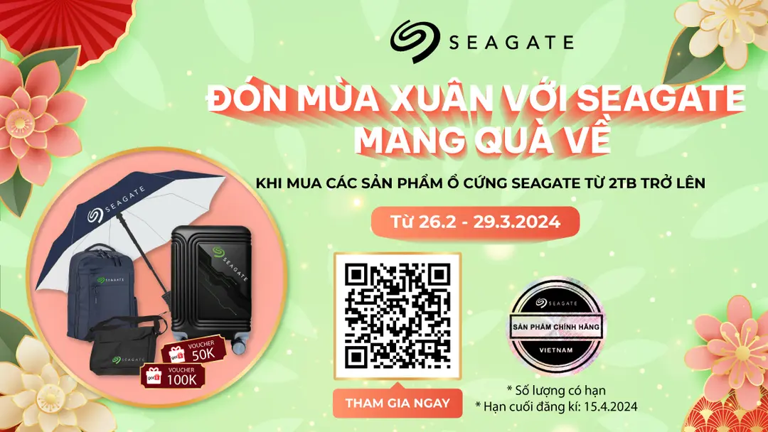 ĐÓN MÙA XUÂN VỚI SEAGATE – MANG QUÀ VỀ