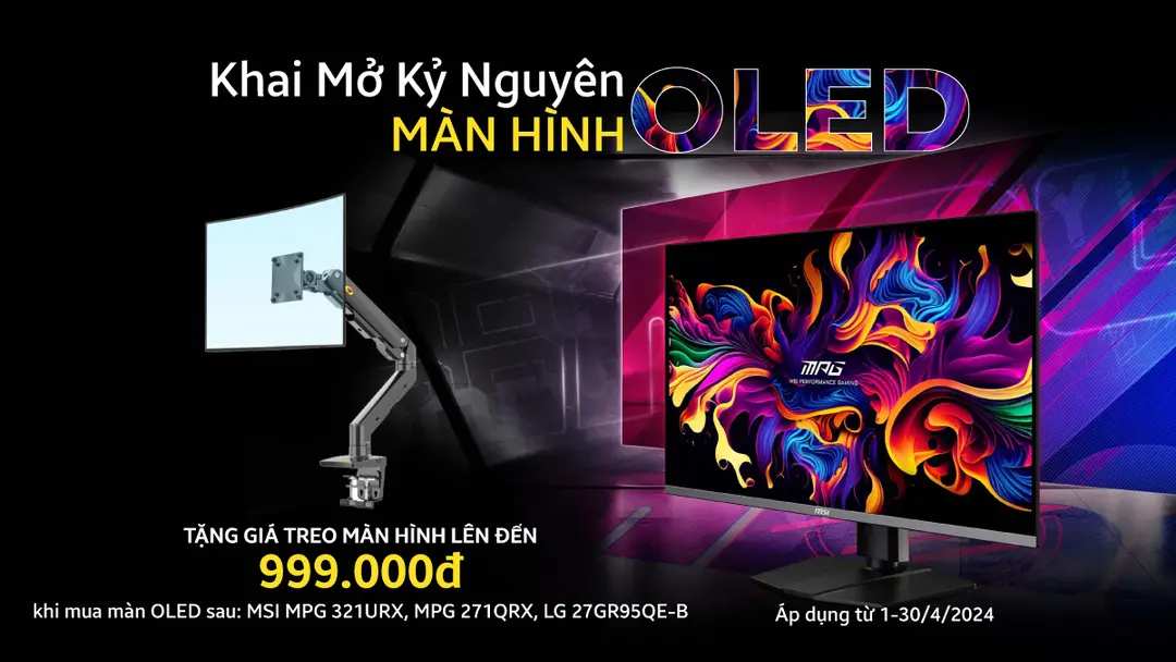 SẮM màn OLED xịn NHẬN ngay GIÁ TREO MÀN chất