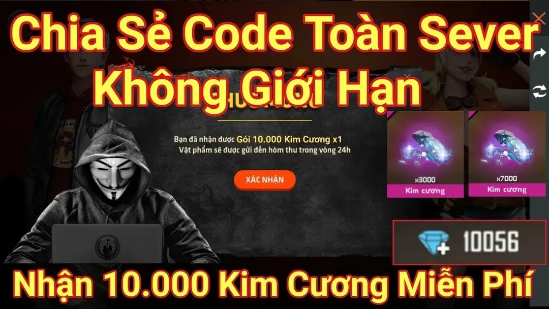 Code Free Fire (code FF) - Giftcode mới nhất tháng 2/2025 Không giới hạn