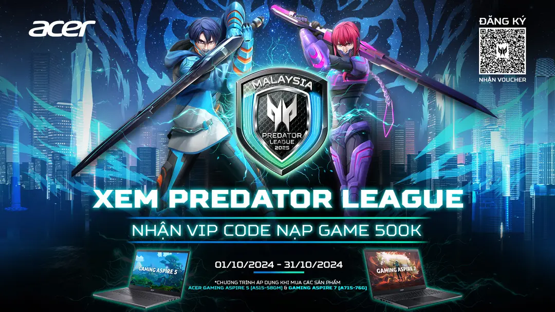 PREDATOR LEAGUE NHẬN NGAY VIP CODE 500K
