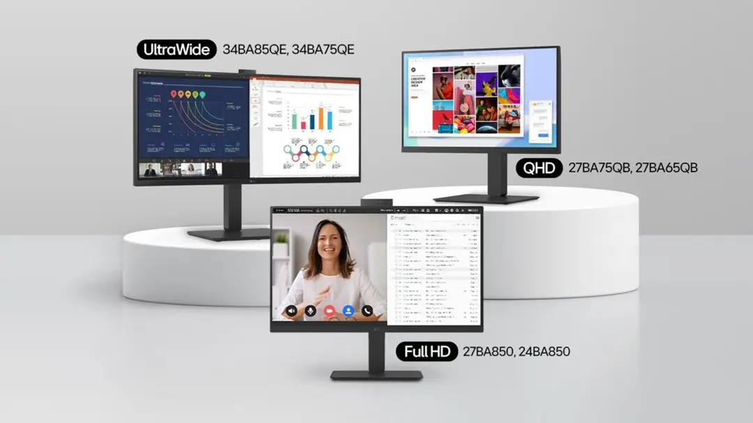 LG ra mắt dòng màn hình văn phòng mới giúp nâng cao hiệu suất và tiện lợi