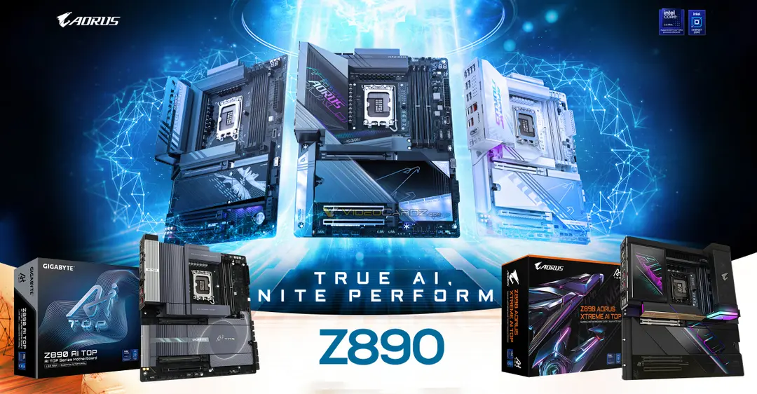 GIGABYTE ra mắt bo mạch chủ AORUS Z890 với công nghệ AI tăng cường dành cho dòng CPU Intel® Core™ Ultra mới nhất