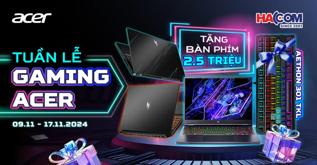 TUẦN LỄ GAMING ACER - SỨC MẠNH VƯỢT TRỘI