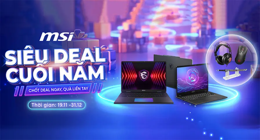 MSI LAPTOP YEAR END PROMOTION