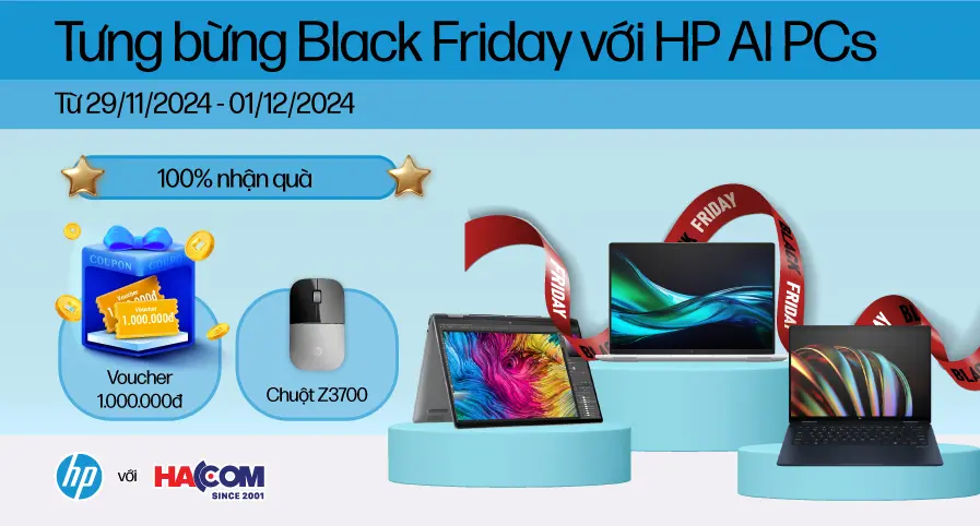 TƯNG BỪNG BLACK FRIDAY VỚI HP AI PCS