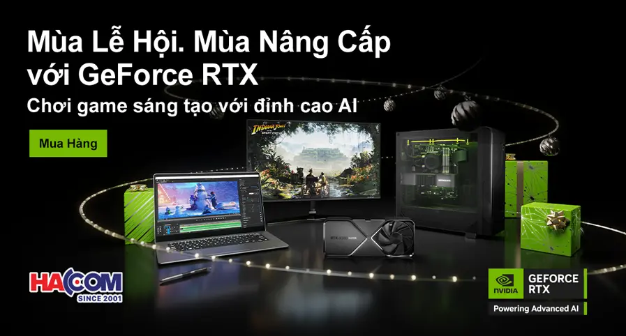 MÙA LỄ HỘI NÂNG CẤP NGAY VỚI GEFORCE RTX