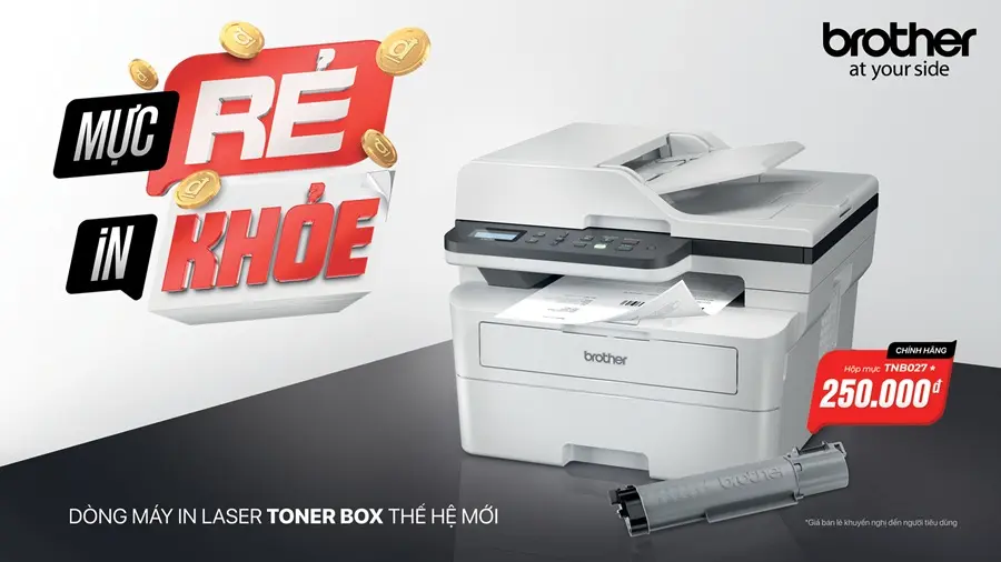 Top 5 máy in laser Brother cho doanh nghiệp được ưa chuộng 2024