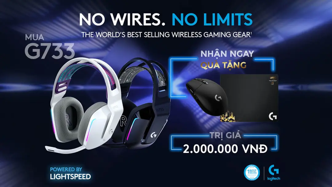Chương trình Khuyến mãi “Mua Tai nghe Logitech tặng Combo Quà tặng trị giá 2 triệu đồng”