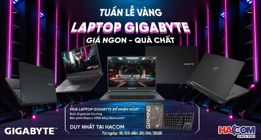 TUẦN LỄ VÀNG LAPTOP GIGABYTE
