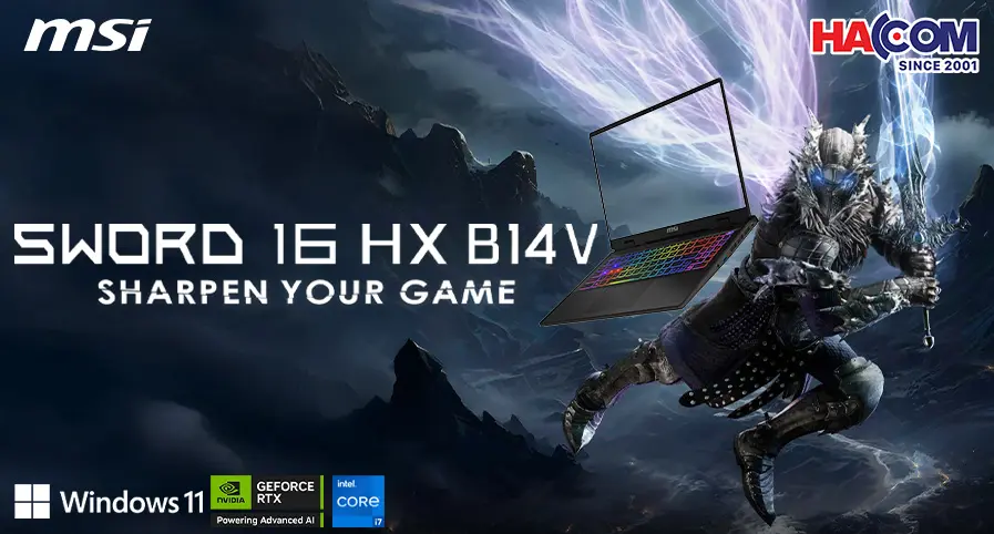 MSI SWORD 16 HX B14VFKG-045VN LAPTOP GAMING MẠNH MẼ LIỆU CÓ ĐÁNG ĐỂ ĐẦU TƯ?