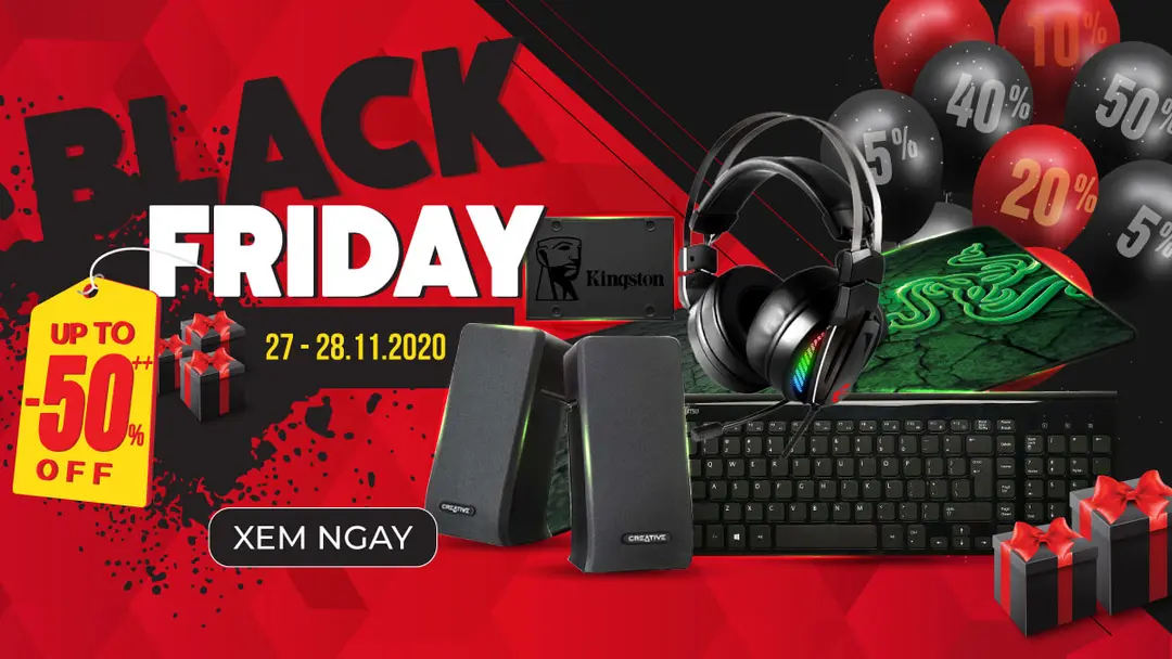 Chương trình Khuyến mãi “Black Friday - Giảm đến 50%”