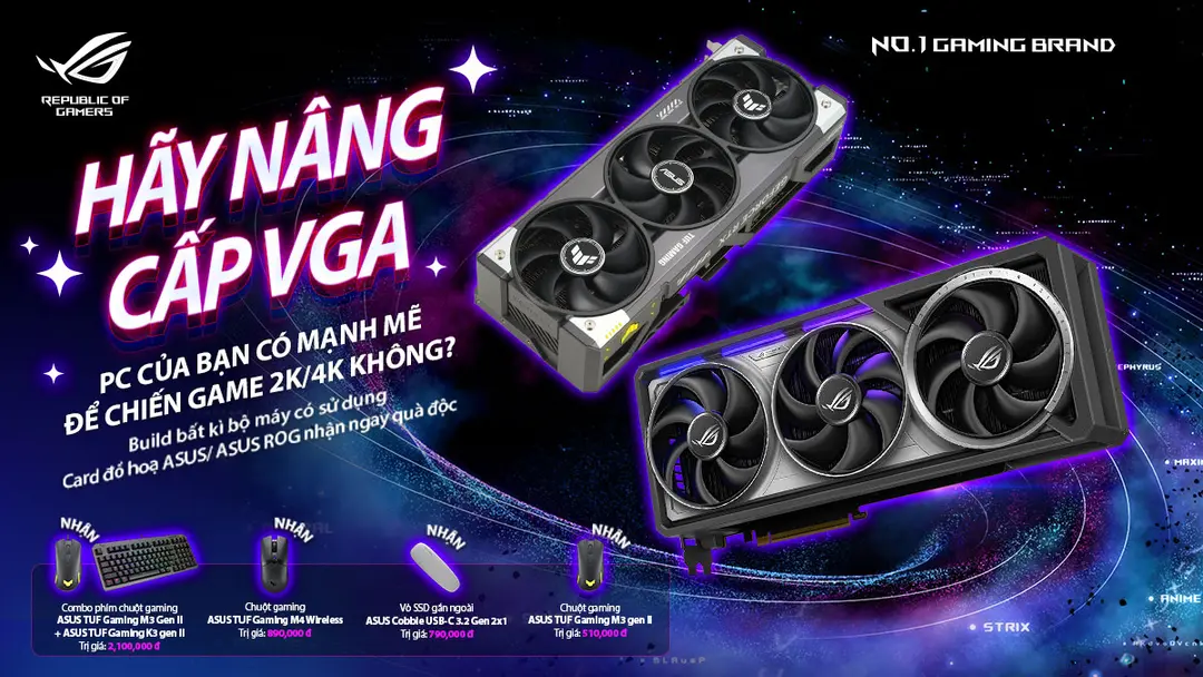 PC CỦA BẠN CÓ MẠNH MẼ ĐỂ CHIẾN GAME 2K/ 4K KHÔNG? HÃY NÂNG CẤP VGA