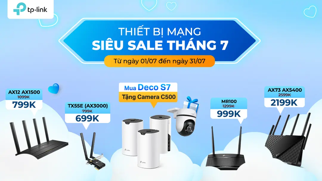 TP LINK - SIÊU SALE THÁNG 7