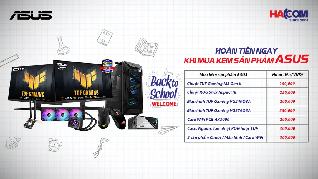BACK TO SCHOOL CÙNG ASUS 