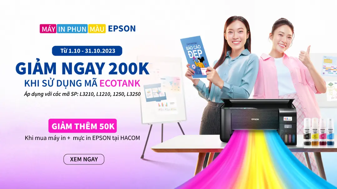 Giảm ngay 300k khi sử dụng mã ECOTANK