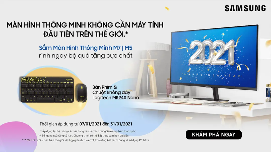 Chương trình Khuyến mãi “Sắm Màn hình Thông minh M5/M7 - Rinh ngay bộ quà tặng cực chất”