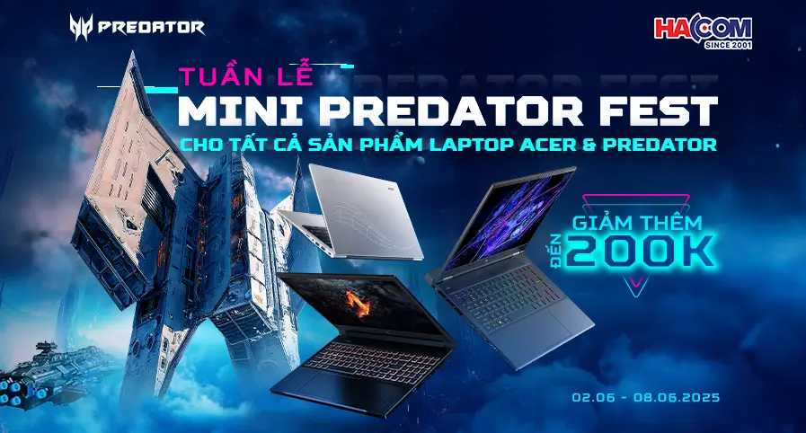 TUẦN LỄ PREDATOR THÁNG 6 TẠI HACOM