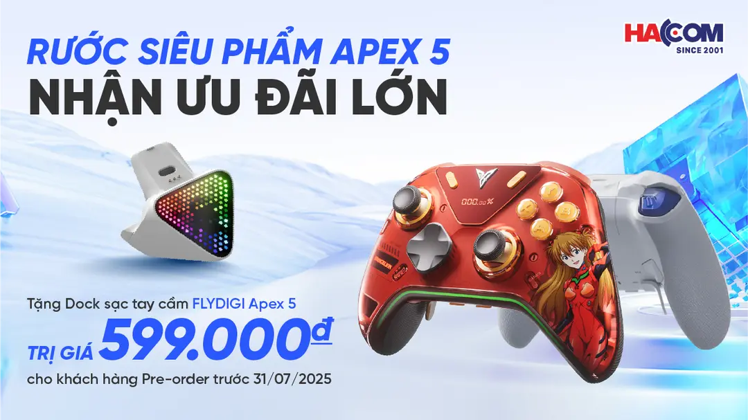 Rước siêu phẩm Flydigi Apex 5, nhận ngay ưu đãi lớn!