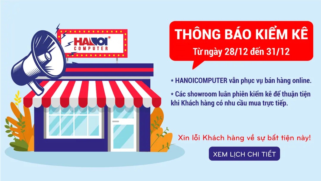 THÔNG BÁO KIỂM KÊ CUỐI NĂM 2020