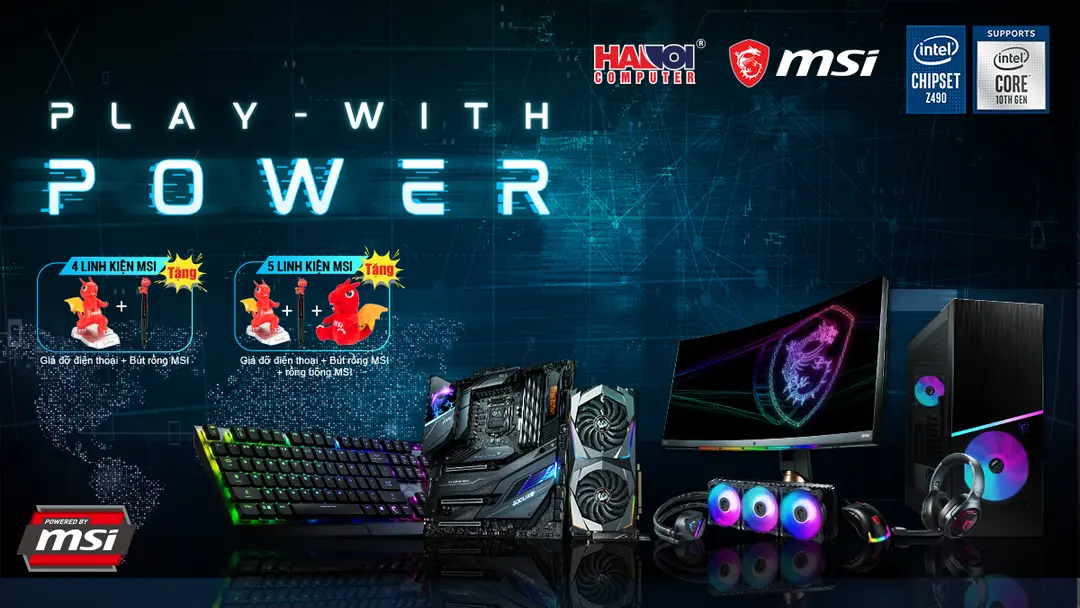Chương trình Khuyến mãi “Play-with Power by MSI”