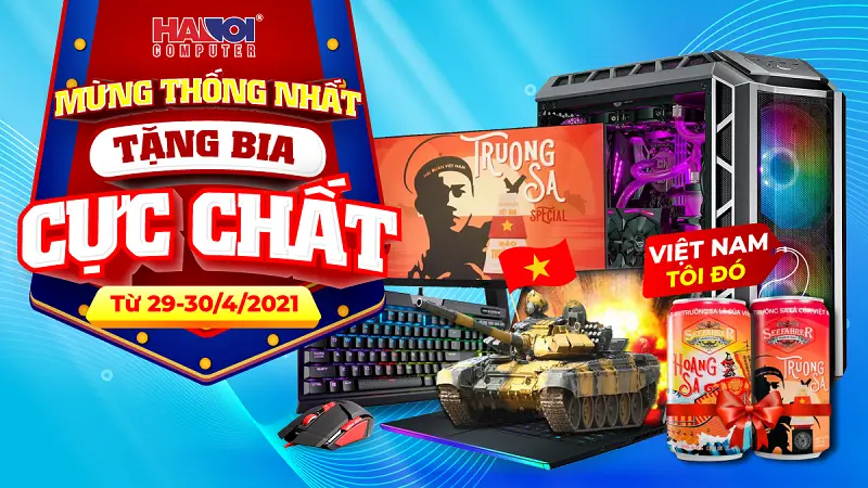 Chương trình Khuyến mại Chào đại lễ 30/4 và 1/5 “Mừng Thống Nhất, Tặng Bia Cực Chất”