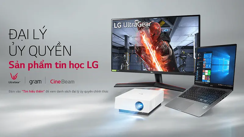 HACOM tự hào là một trong những đại lý ủy quyền sản phẩm tin học của LG