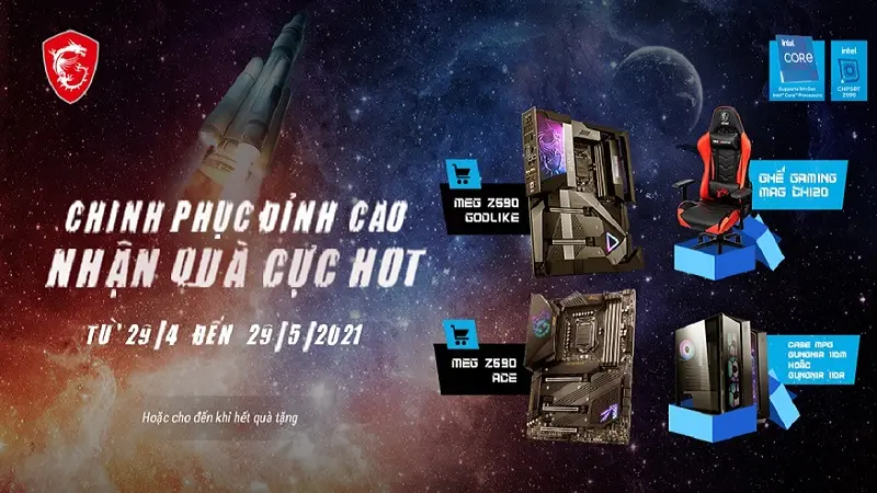 Chinh phục đỉnh cao - Nhận quà cực hot từ MSI