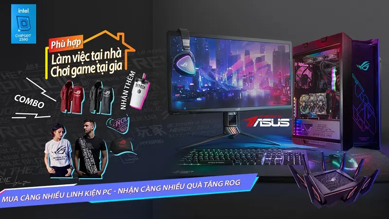 Làm việc tại nhà - Chơi game tại gia cùng ASUS