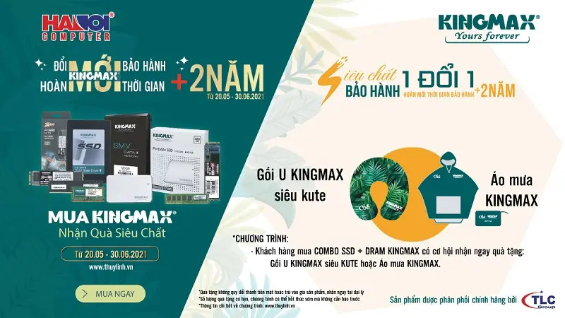 Chào hè rực rỡ cùng combo quà siêu chất từ KINGMAX