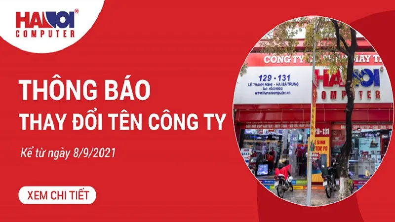 THÔNG BÁO THAY ĐỔI TÊN CÔNG TY
