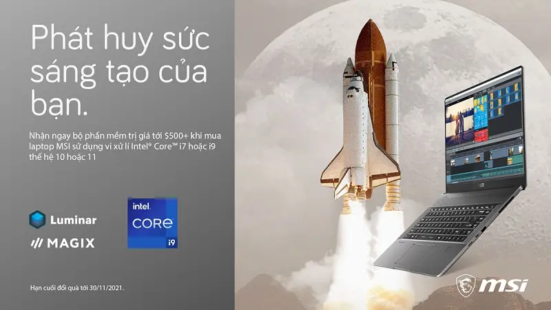 Phát huy sức sáng tạo của bạn cùng MSI