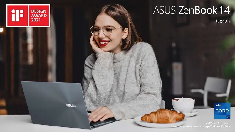 Giới thiệu ZenBook 14 (UX425): Laptop 14” mỏng nhất thế giới với đầy đủ cổng kết nối, trang bị 11th Gen Intel® Core™ processor 