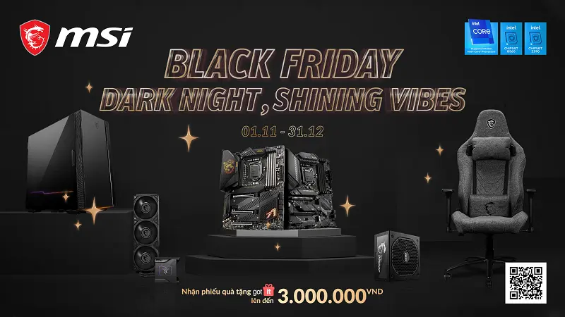 Chương trình khuyến mại "BLACK FRIDAY - DARK NIGHT, SHINING VIBES"