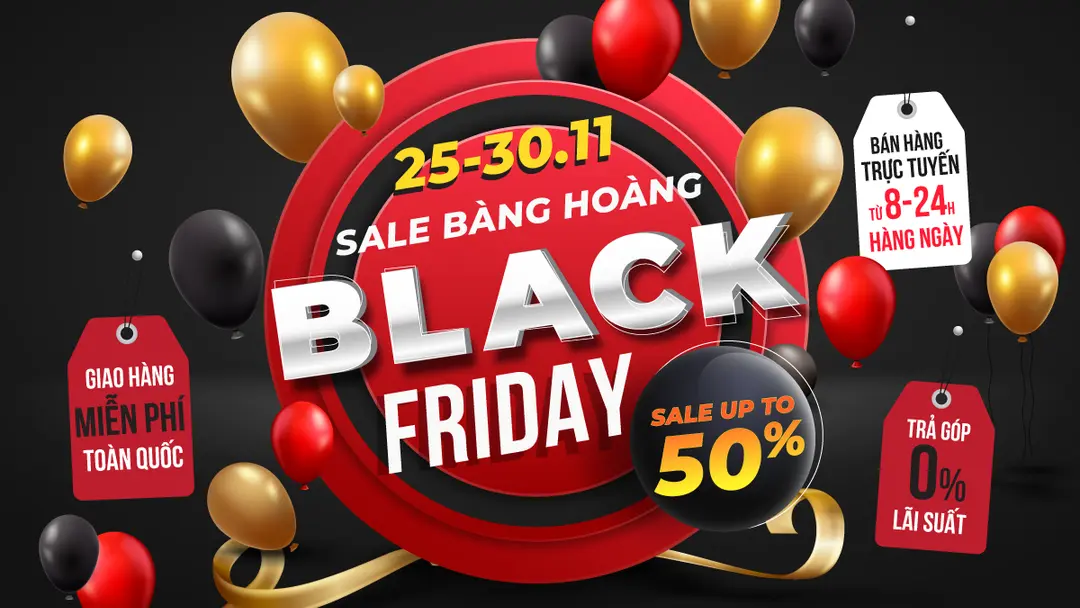 Big SALE Black Friday 2021 - Chương trình khuyến mại lớn nhất năm tại HACOM