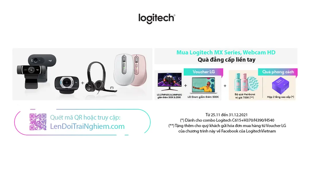 Chương trình khuyến mại Logitech - LG