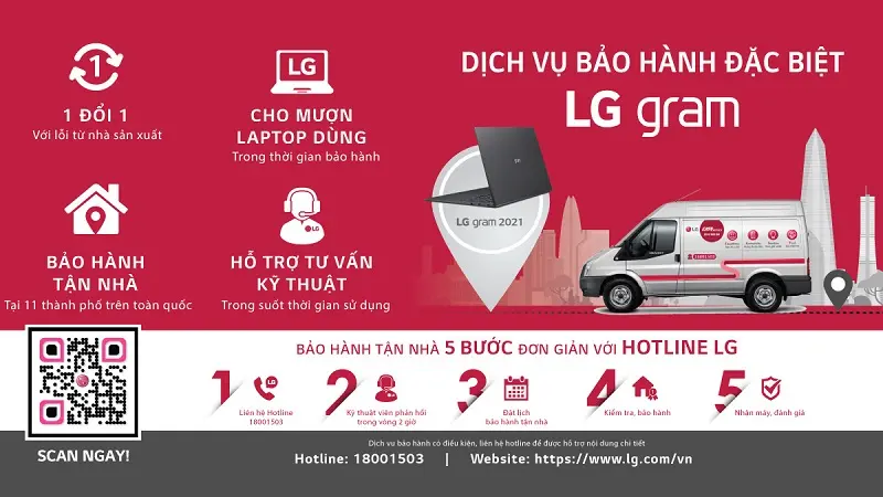Chính sách bảo hành đặc biệt của LG từ 9/2021