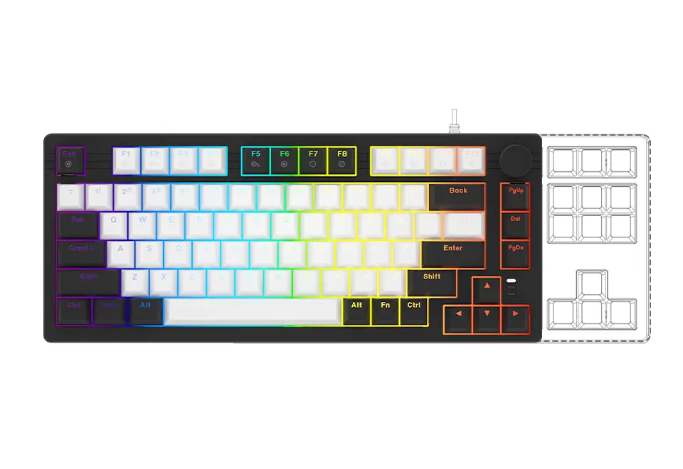 Bàn phím cơ Gaming DAREU EK75 GREY BLACK (DareU Dream switch) 1
