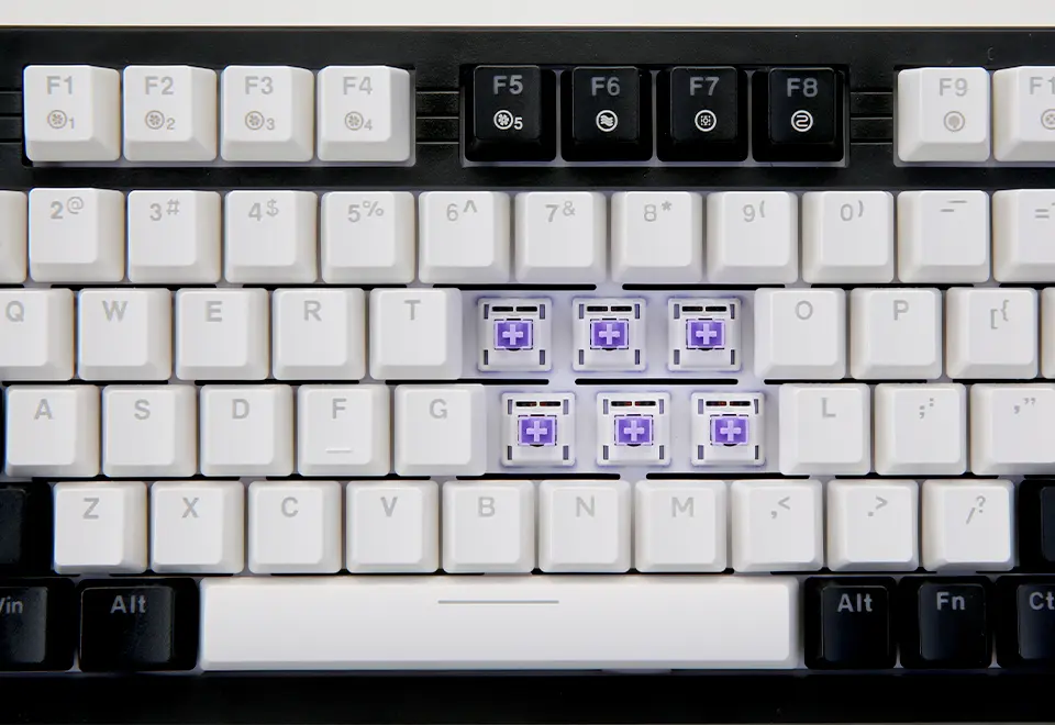 Bàn phím cơ Gaming DAREU EK75 GREY BLACK (DareU Dream switch) 4